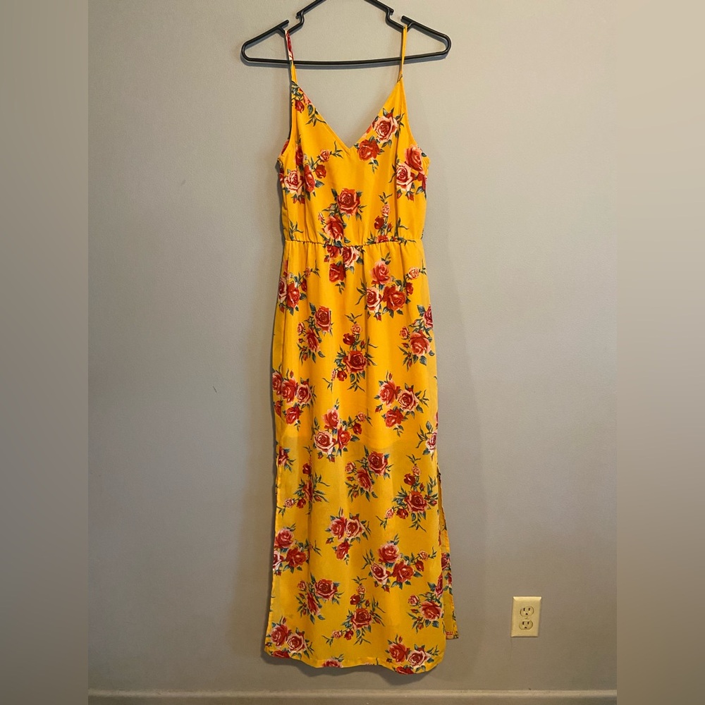 H&M Divider Maxi Dress Size 2